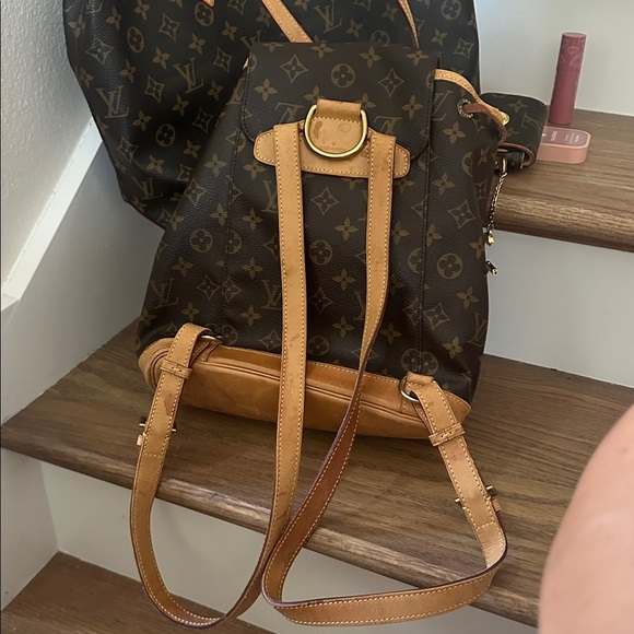 Louis Vuitton backpack montsouris LV monogram bag mm vintage designer backpack - Picture 14 of 17